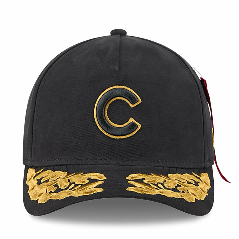 Chicago Cubs New Era x Alpha Industries A-Frame 9FORTY Adjustable Hat On Sale