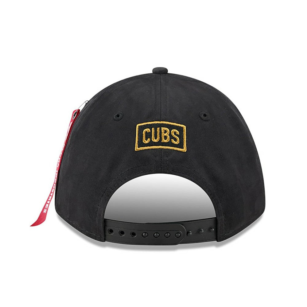 Chicago Cubs New Era x Alpha Industries A-Frame 9FORTY Adjustable Hat On Sale