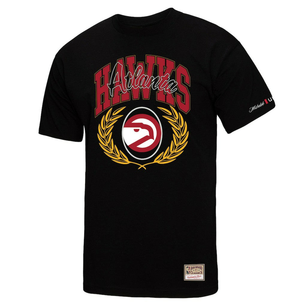 Mitchell & Ness - Atlanta Hawks NBA x Michelob Ultra Rewind II T-Shirt - Black