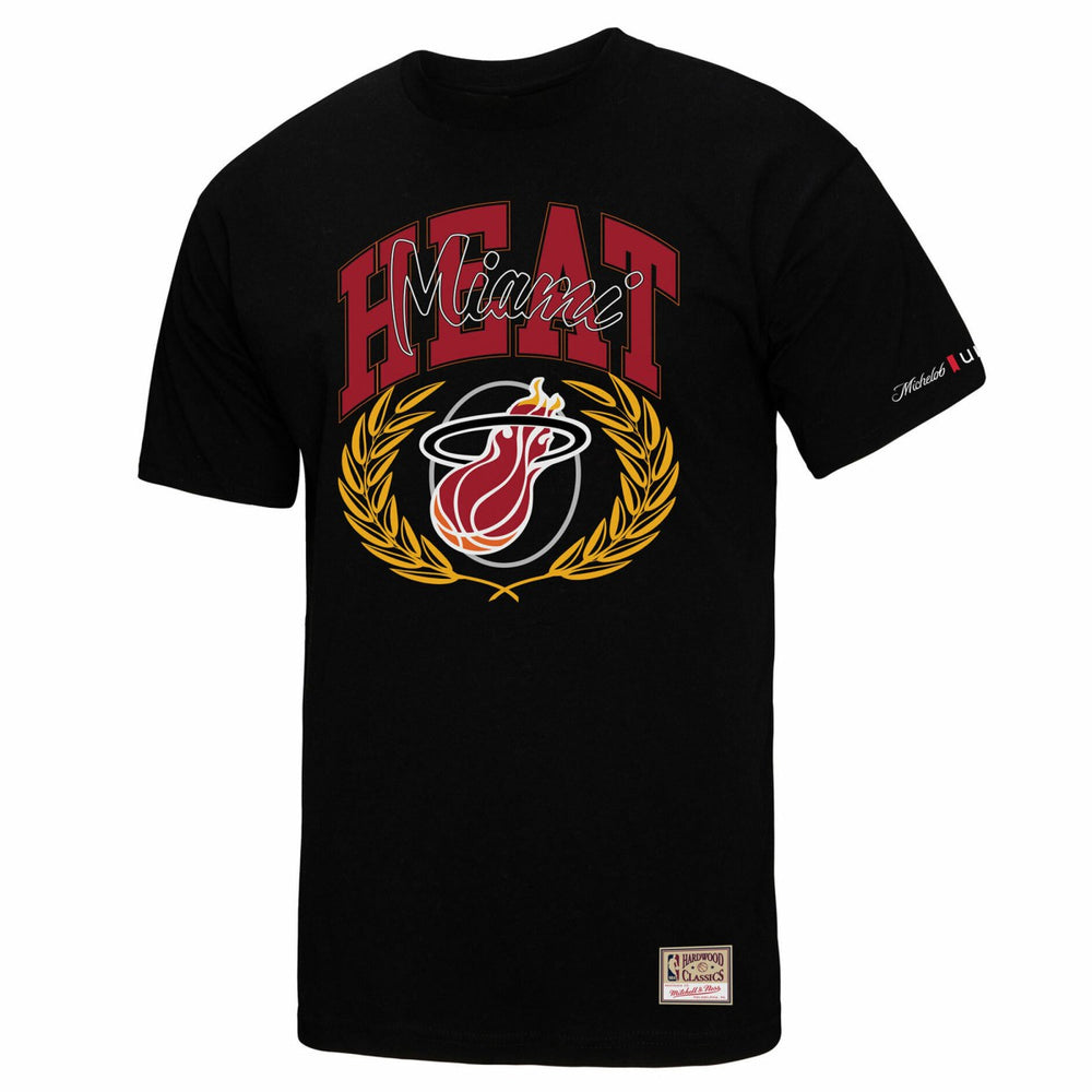 Mitchell & Ness - Miami Heat NBA x Michelob Ultra Rewind II T-Shirt - Black