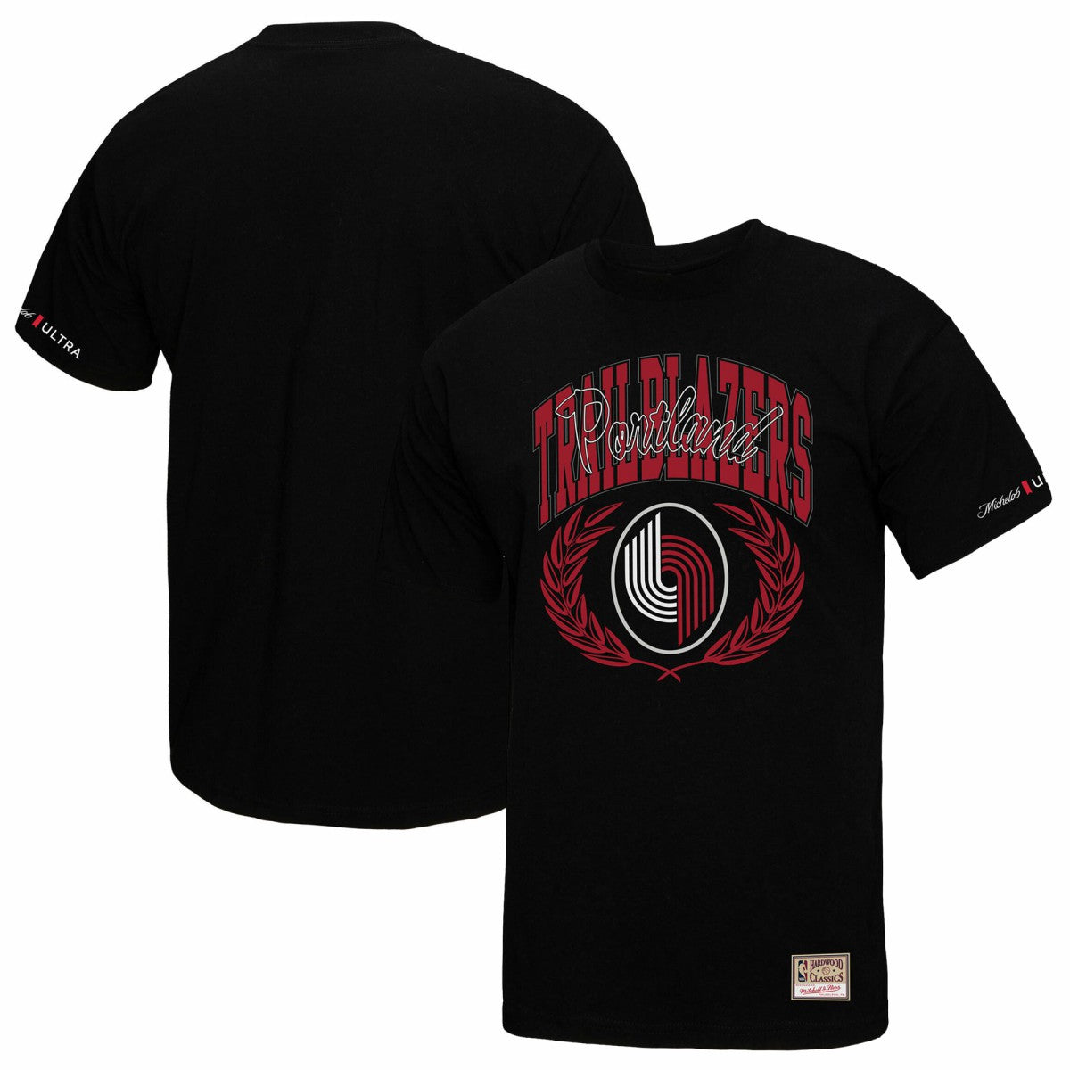 Mitchell & Ness - Portland Trail Blazers NBA x Michelob Ultra Rewind II T-Shirt - Black