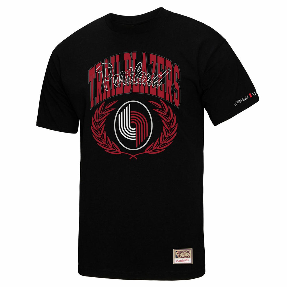 Mitchell & Ness - Portland Trail Blazers NBA x Michelob Ultra Rewind II T-Shirt - Black