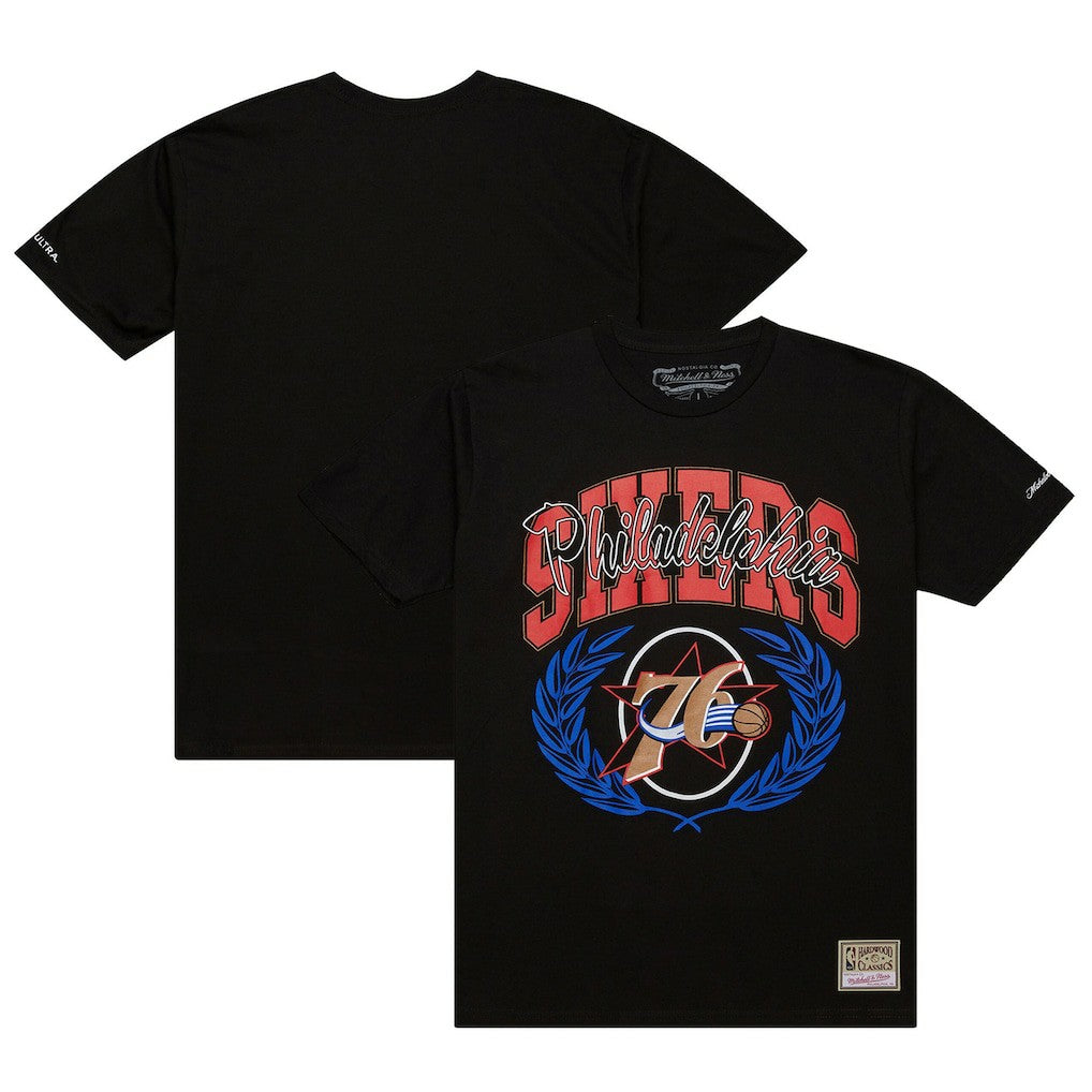 Mitchell & Ness - Philadelphia 76ers NBA x Michelob Ultra Rewind II T-Shirt - Black
