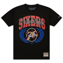 Mitchell & Ness - Philadelphia 76ers NBA x Michelob Ultra Rewind II T-Shirt - Black
