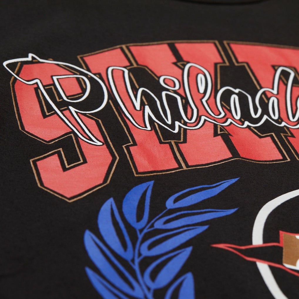 Mitchell & Ness - Philadelphia 76ers NBA x Michelob Ultra Rewind II T-Shirt - Black