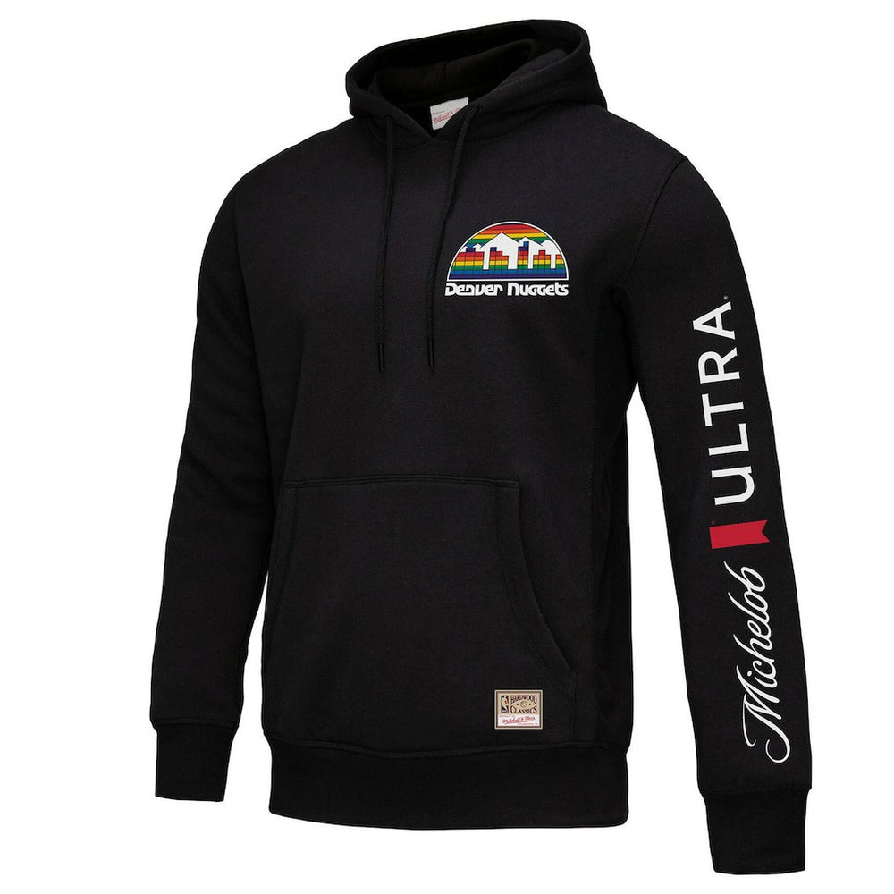 Mitchell & Ness - Denver Nuggets NBA x Michelob Ultra Swish & Sip Pullover Hoodie - Black