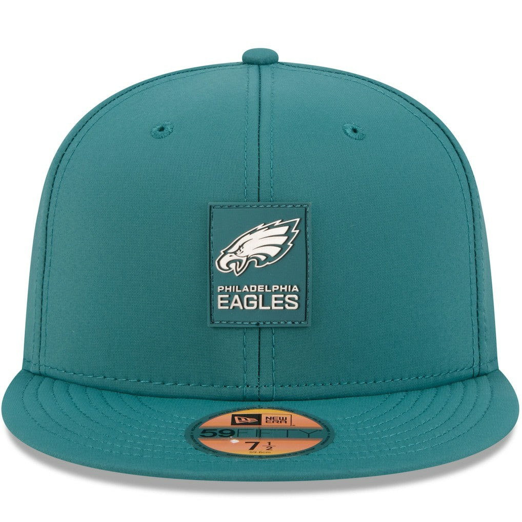 Philadelphia Eagles New Era 2025 Sideline 59FIFTY Fitted Hat Midnight Green - NFL