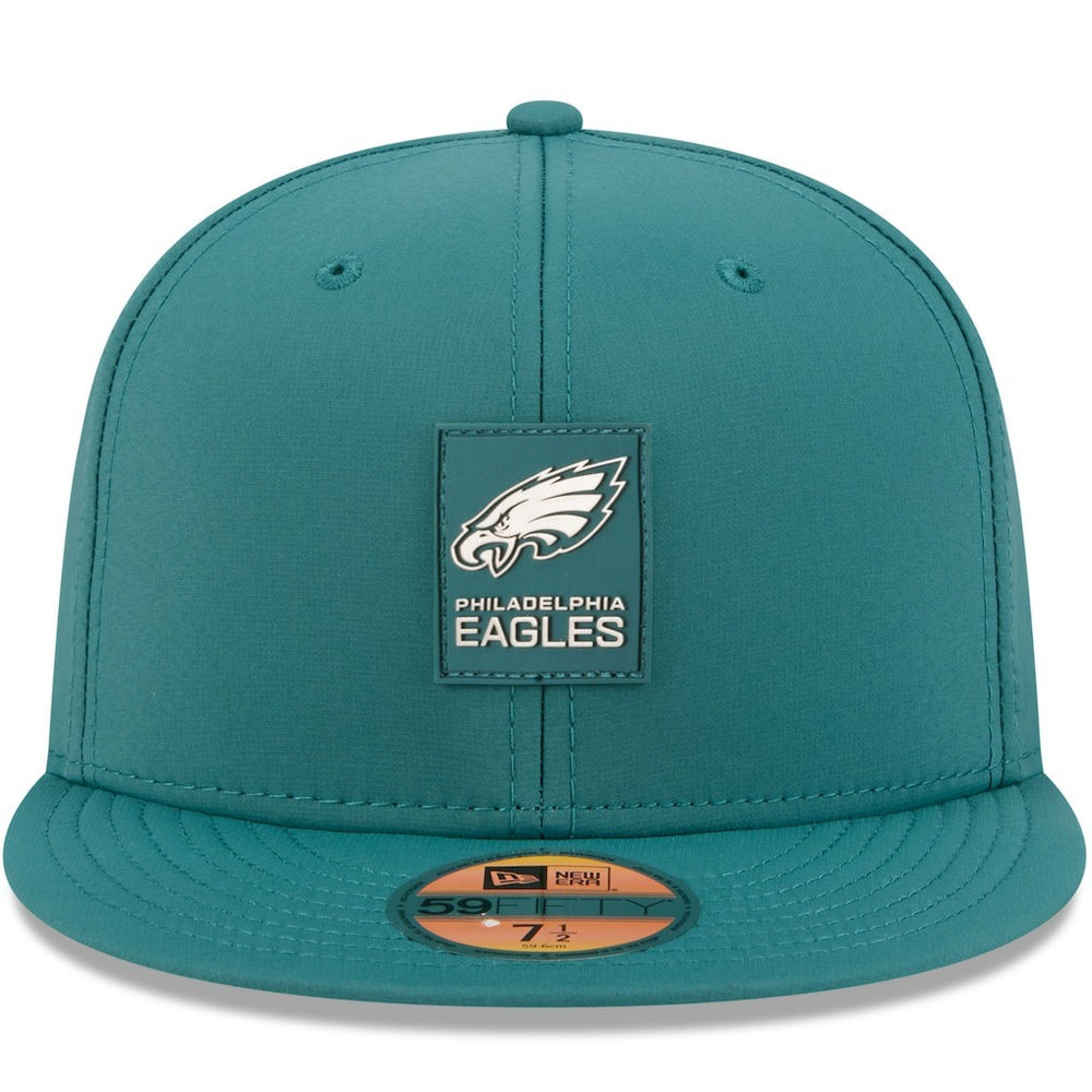 Philadelphia Eagles New Era 2025 Sideline 59FIFTY Fitted Hat Midnight Green - NFL