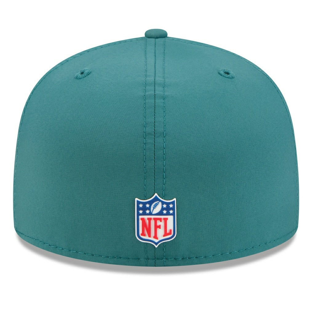 Philadelphia Eagles New Era 2025 Sideline 59FIFTY Fitted Hat Midnight Green - NFL
