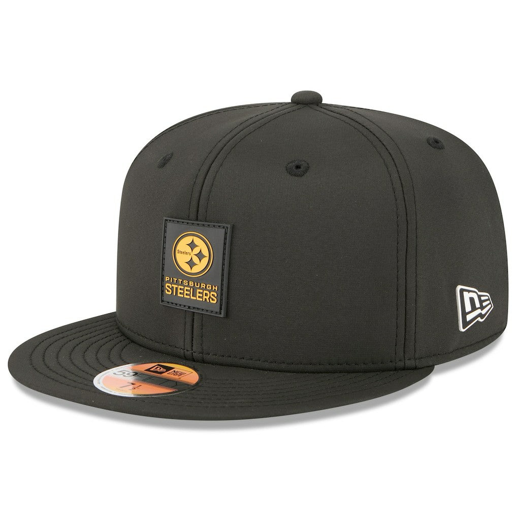 Pittsburgh Steelers New Era 2025 Sideline 59FIFTY Fitted Hat Black - NFL