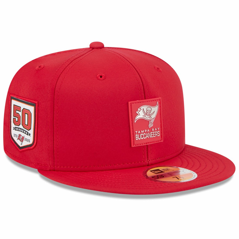 Tampa Bay Buccaneers New Era 2025 Sideline 59FIFTY Fitted Hat Red - NFL