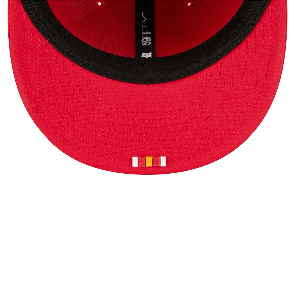 Kansas City Chiefs New Era 2025 Sideline 59FIFTY Fitted Hat Red - NFL