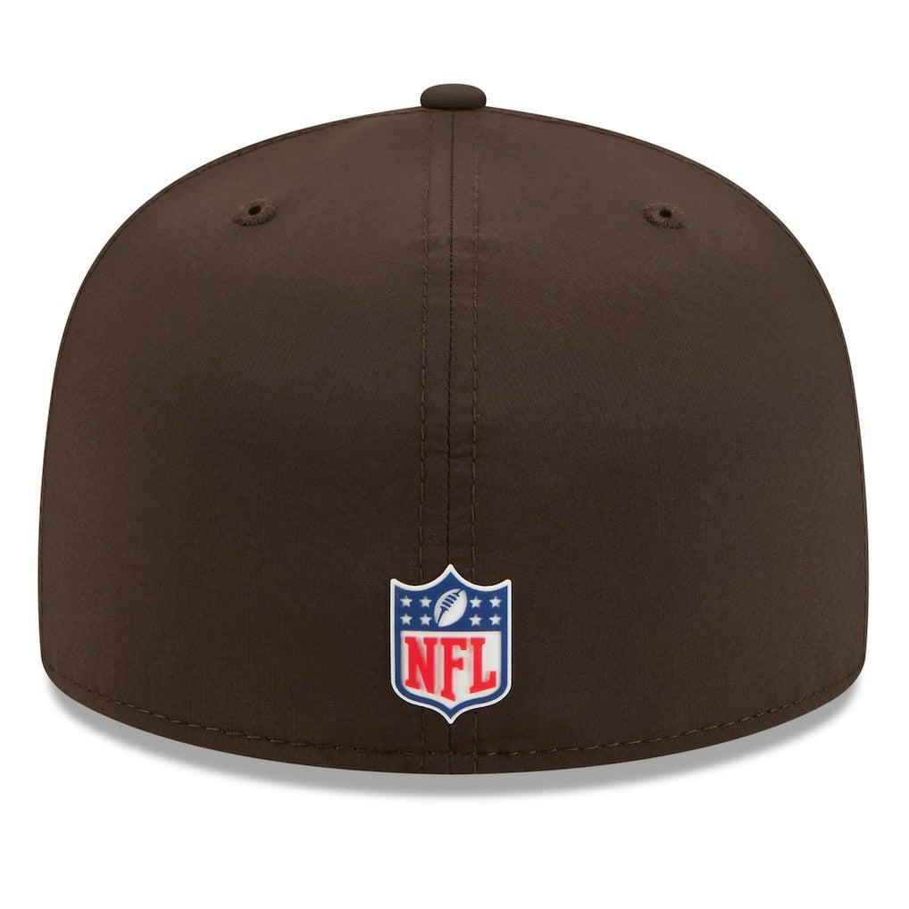 Cleveland Browns New Era 2025 Sideline 59FIFTY Fitted Hat Brown - NFL