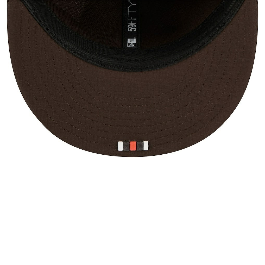 Cleveland Browns New Era 2025 Sideline 59FIFTY Fitted Hat Brown - NFL