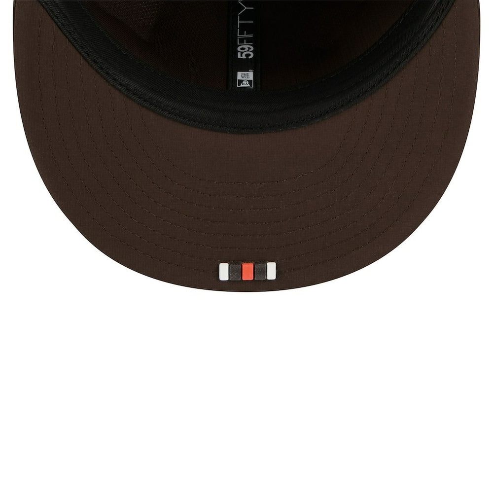 Cleveland Browns New Era 2025 Sideline 59FIFTY Fitted Hat Brown - NFL
