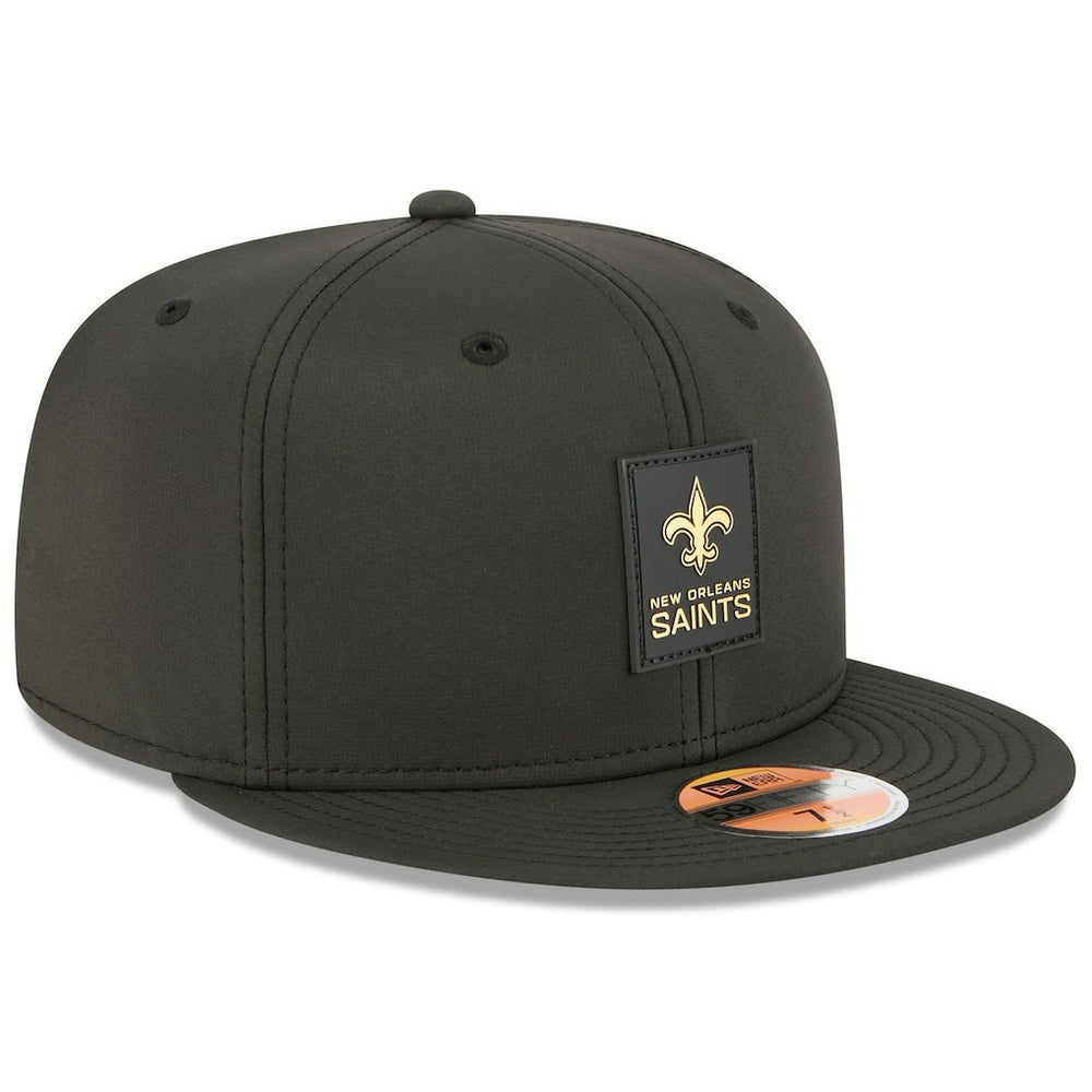 New Orleans Saints New Era 2025 Sideline 59FIFTY Fitted Hat Black - NFL