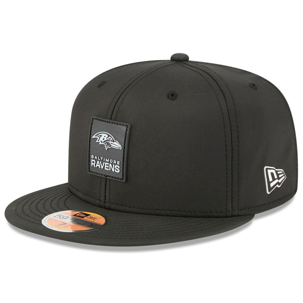 Baltimore Ravens New Era 2025 Sideline 59FIFTY Fitted Hat Black - NFL