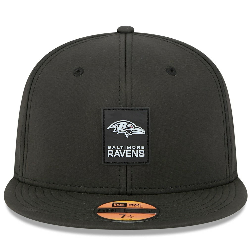 Baltimore Ravens New Era 2025 Sideline 59FIFTY Fitted Hat Black - NFL