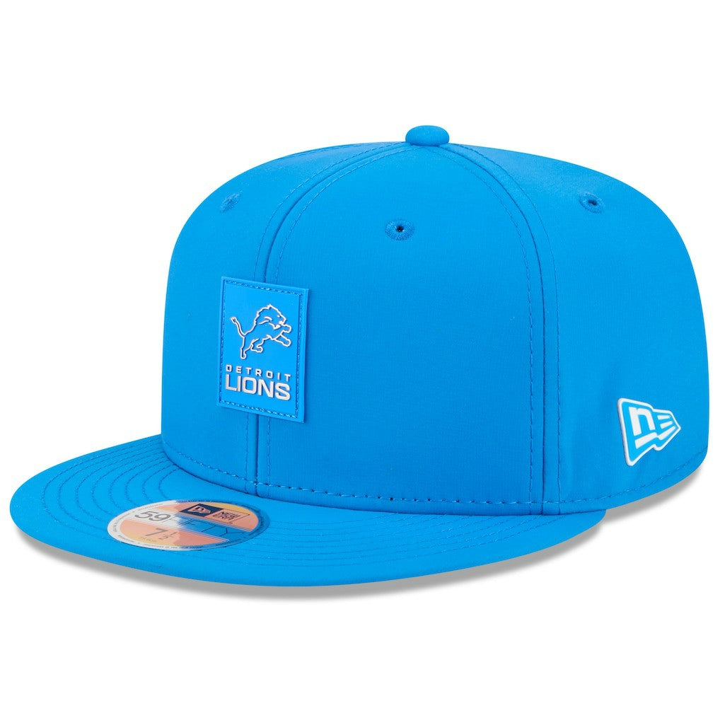 Detroit Lions New Era 2025 Sideline 59FIFTY Fitted Hat Blue - NFL