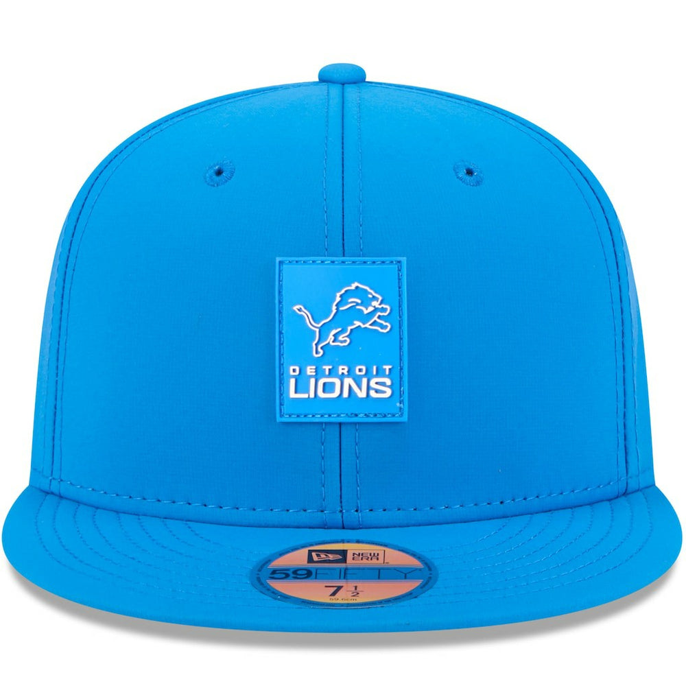 Detroit Lions New Era 2025 Sideline 59FIFTY Fitted Hat Blue - NFL