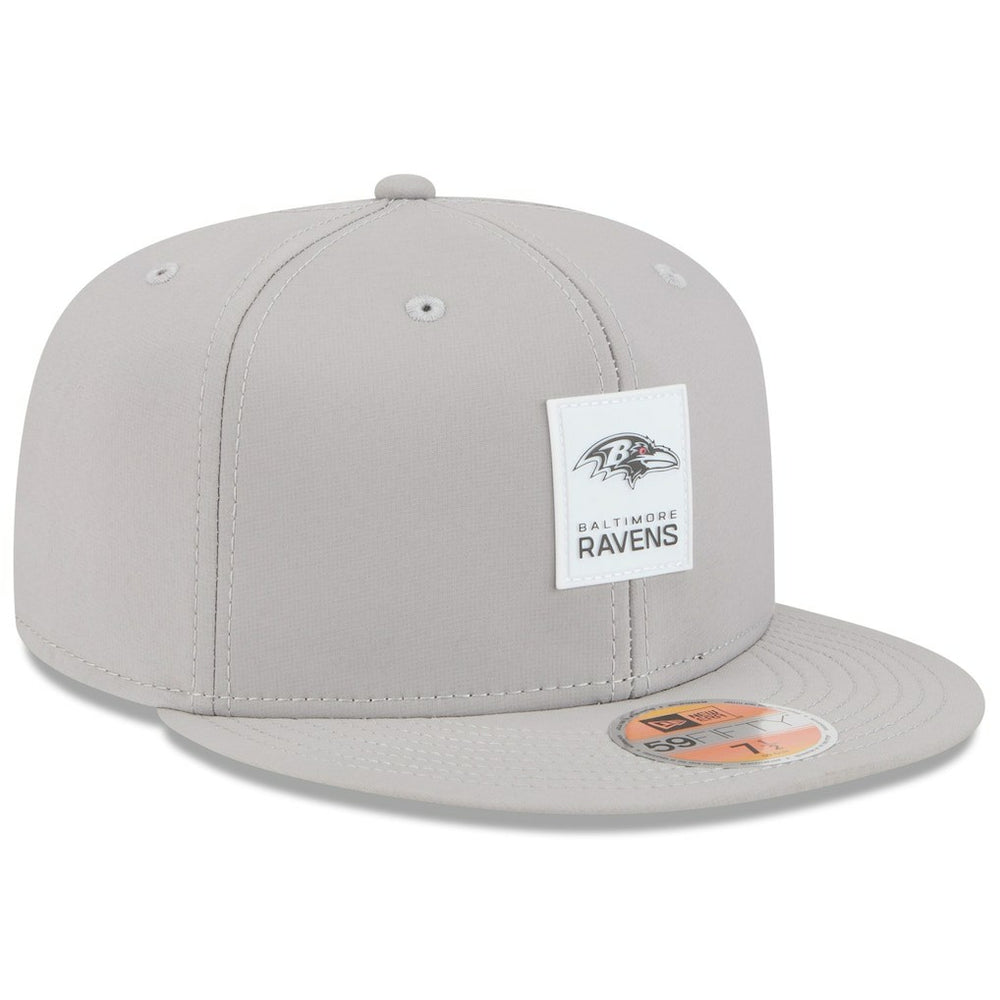 Baltimore Ravens New Era 2025 Sideline 59FIFTY Fitted Hat Gray - NFL