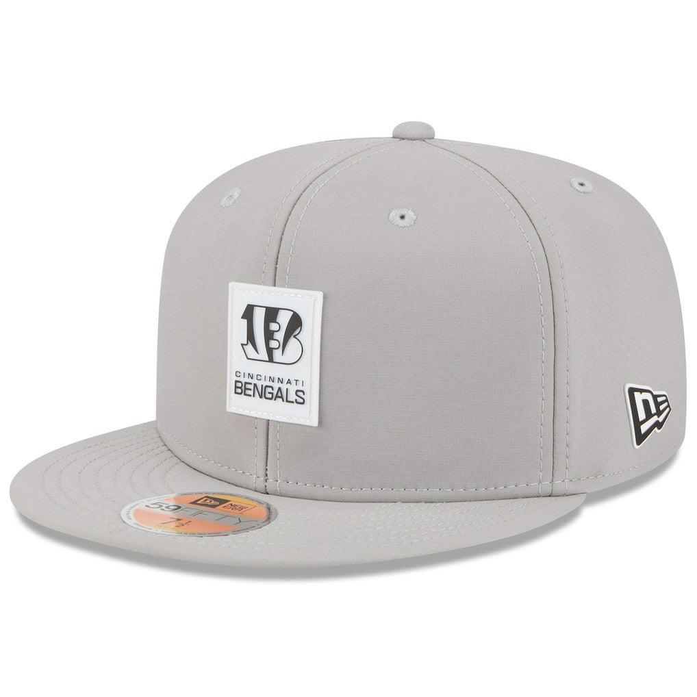Cincinnati Bengals New Era 2025 Sideline 59FIFTY Fitted Hat Gray - NFL