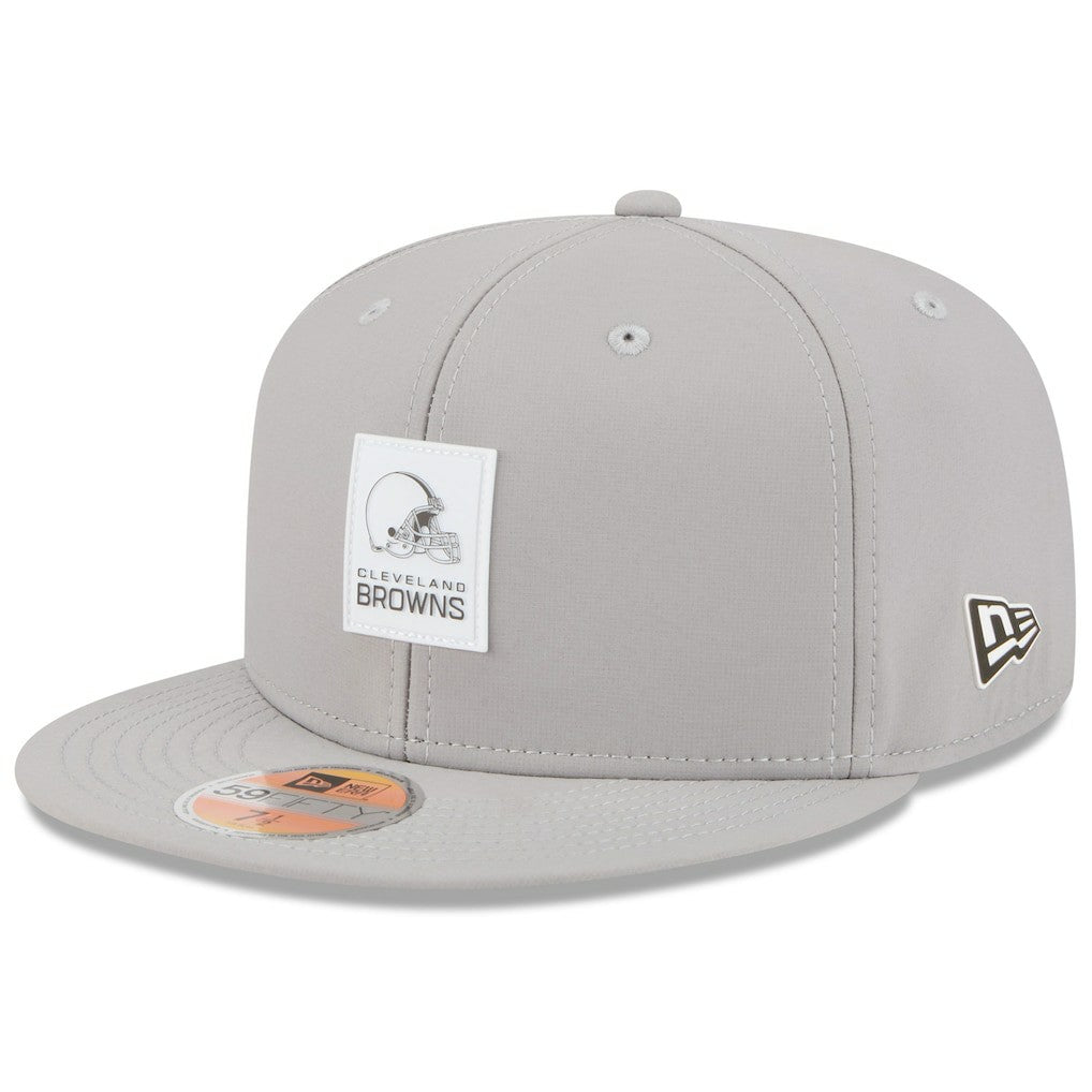 Cleveland Browns New Era 2025 Sideline 59FIFTY Fitted Hat Gray - NFL