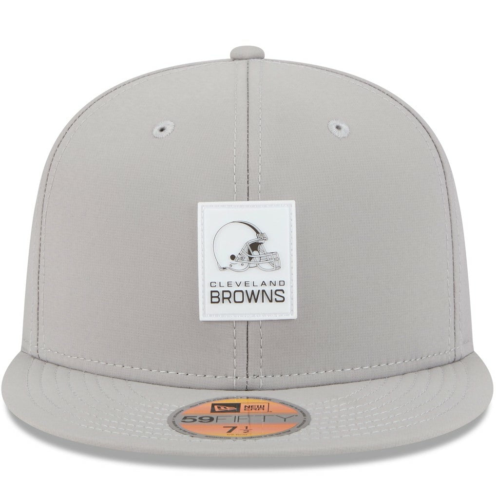 Cleveland Browns New Era 2025 Sideline 59FIFTY Fitted Hat Gray - NFL