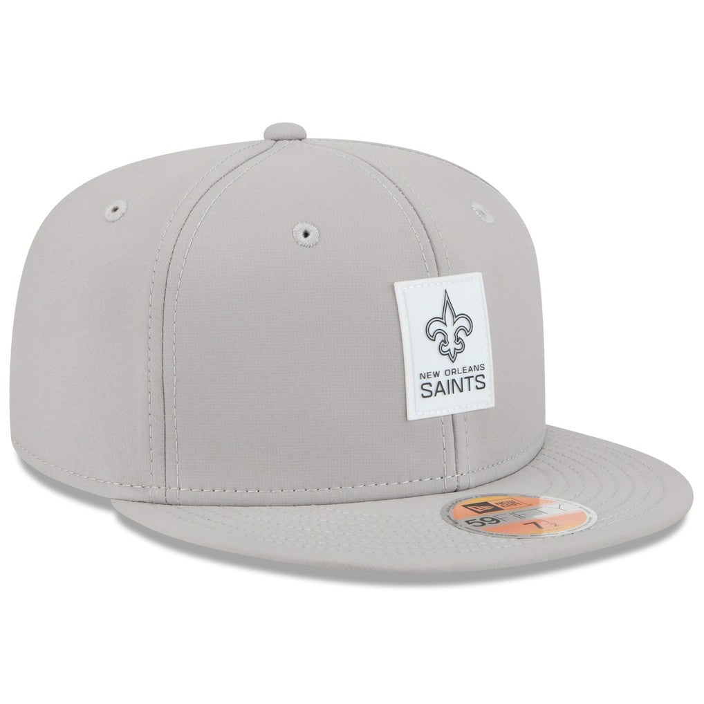 New Orleans Saints New Era 2025 Sideline 59FIFTY Fitted Hat Gray - NFL