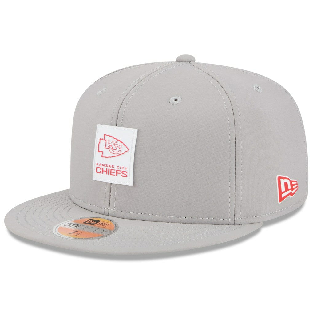 Kansas City Chiefs New Era 2025 Sideline 59FIFTY Fitted Hat Gray - NFL