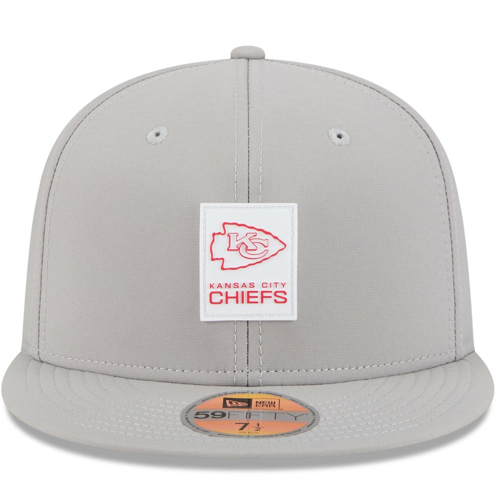 Kansas City Chiefs New Era 2025 Sideline 59FIFTY Fitted Hat Gray - NFL