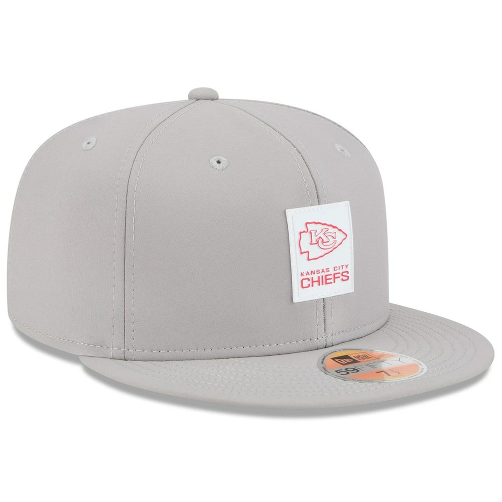 Kansas City Chiefs New Era 2025 Sideline 59FIFTY Fitted Hat Gray - NFL