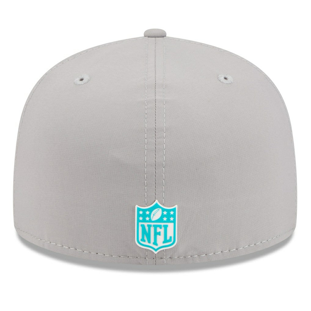 Miami Dolphins New Era 2025 Sideline 59FIFTY Fitted Hat Gray - NFL