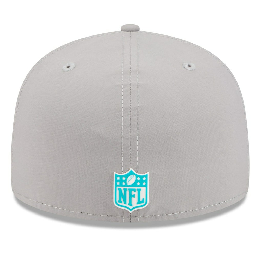 Miami Dolphins New Era 2025 Sideline 59FIFTY Fitted Hat Gray - NFL