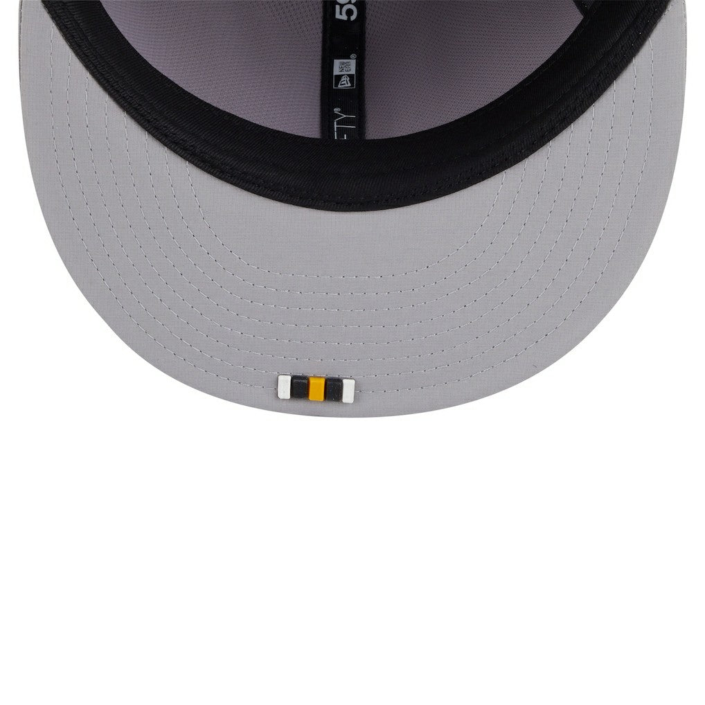 Pittsburgh Steelers New Era 2025 Sideline 59FIFTY Fitted Hat Gray - NFL