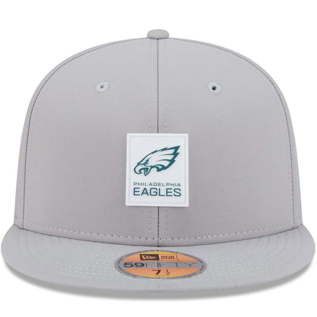Philadelphia Eagles New Era 2025 Sideline 59FIFTY Fitted Hat Gray - NFL