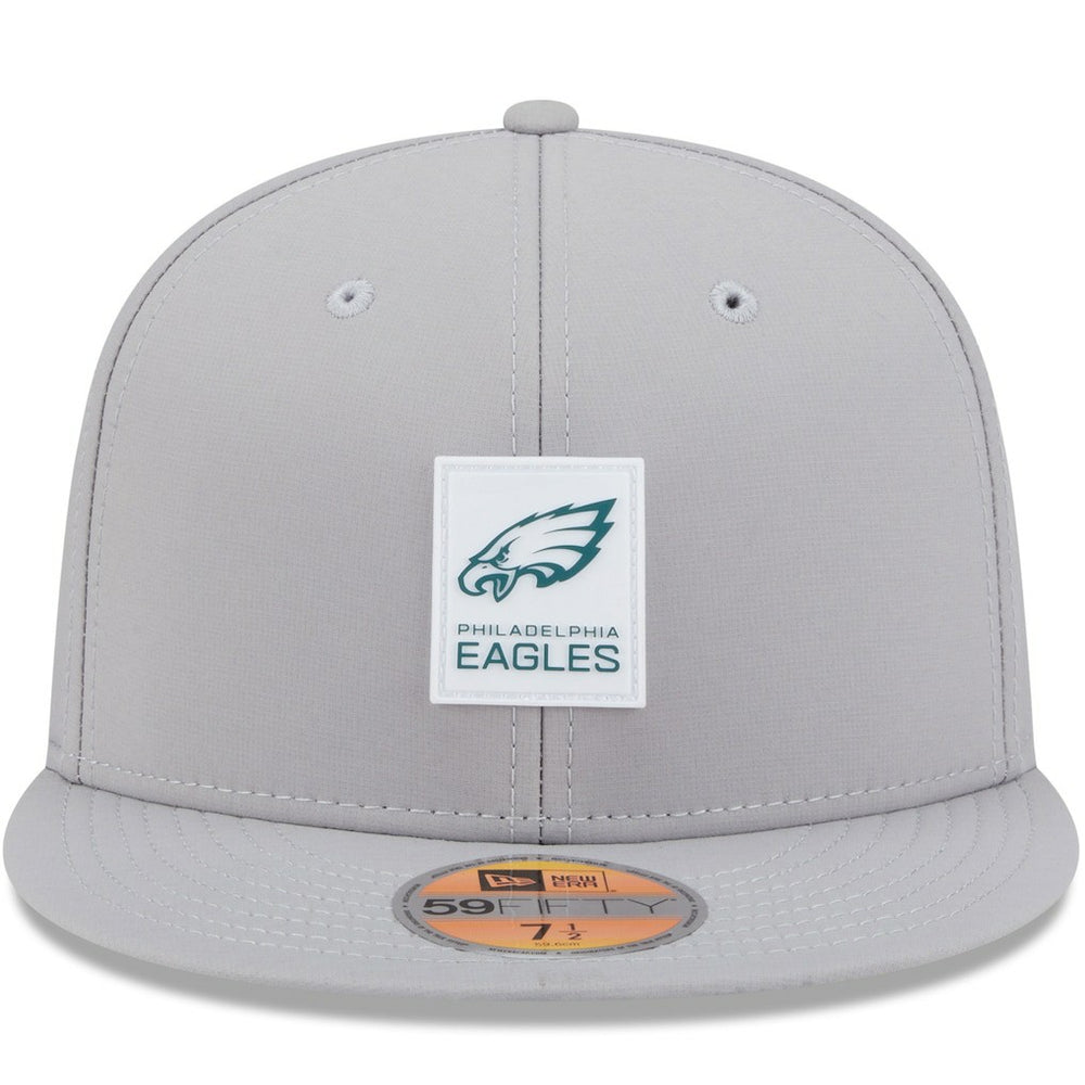 Philadelphia Eagles New Era 2025 Sideline 59FIFTY Fitted Hat Gray - NFL