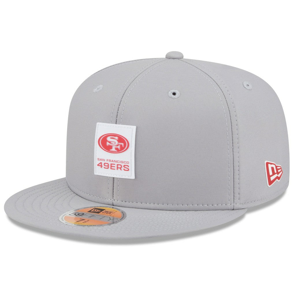 San Francisco 49ers New Era 2025 Sideline 59FIFTY Fitted Hat Gray - NFL
