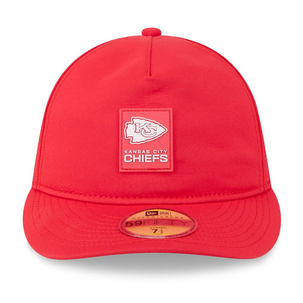 Kansas City Chiefs New Era 2025 Sideline Retro Crown 59FIFTY Fitted Hat Red - NFL