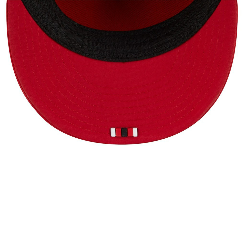 San Francisco 49ers New Era 2025 Sideline Retro Crown 59FIFTY Fitted Hat Scarlet - NFL