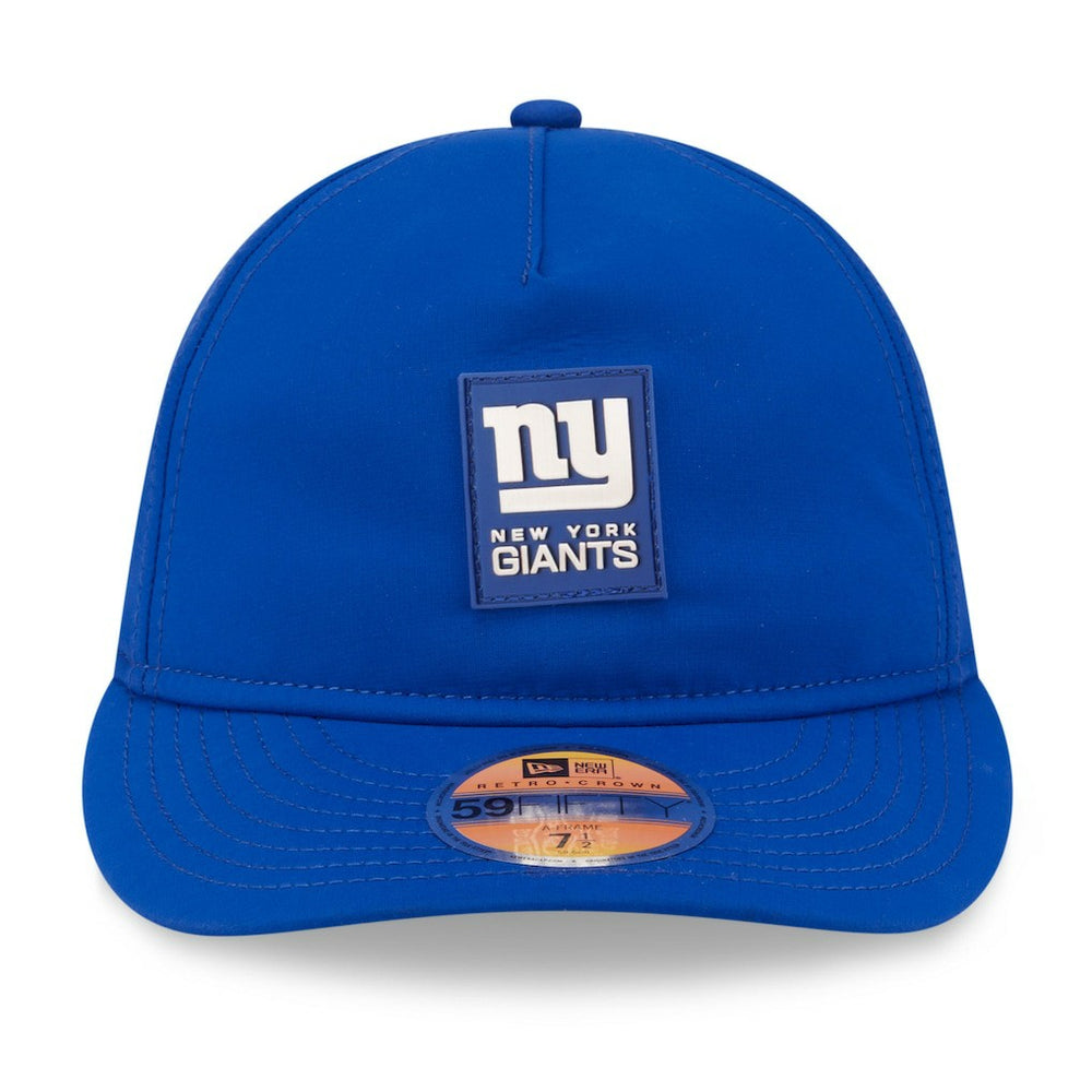 New York Giants New Era 2025 Sideline Retro Crown 59FIFTY Fitted Hat Royal - NFL
