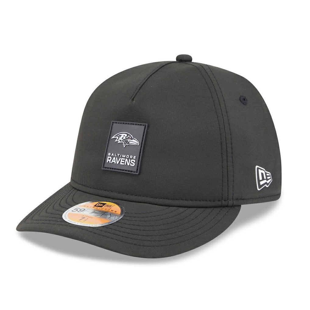 Baltimore Ravens New Era 2025 Sideline Retro Crown 59FIFTY Fitted Hat Black - NFL