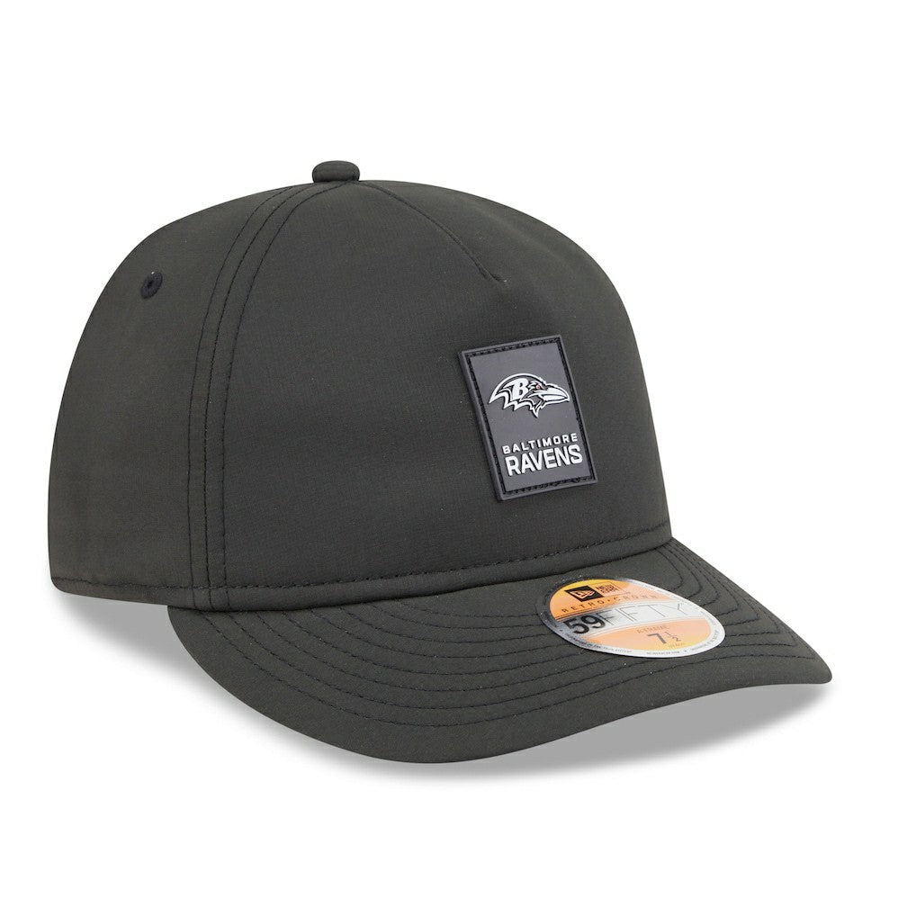 Baltimore Ravens New Era 2025 Sideline Retro Crown 59FIFTY Fitted Hat Black - NFL