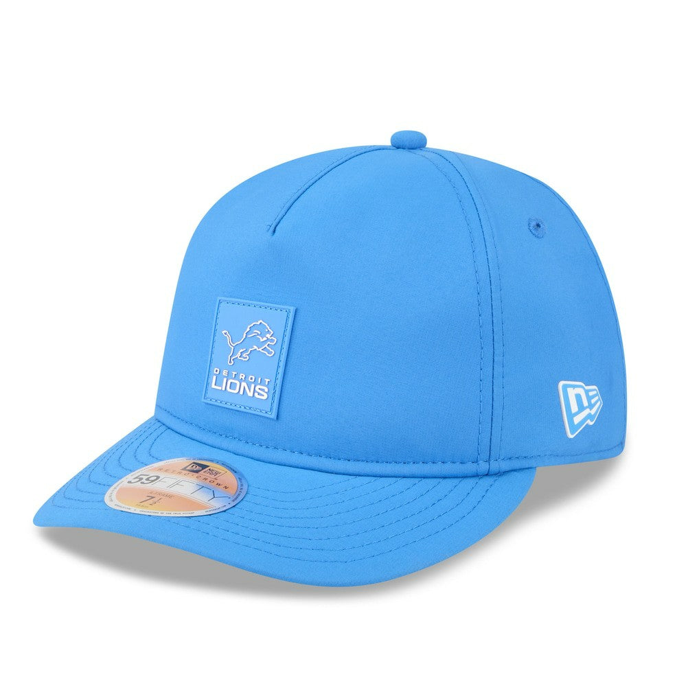 Detroit Lions New Era 2025 Sideline Retro Crown 59FIFTY Fitted Hat Blue - NFL