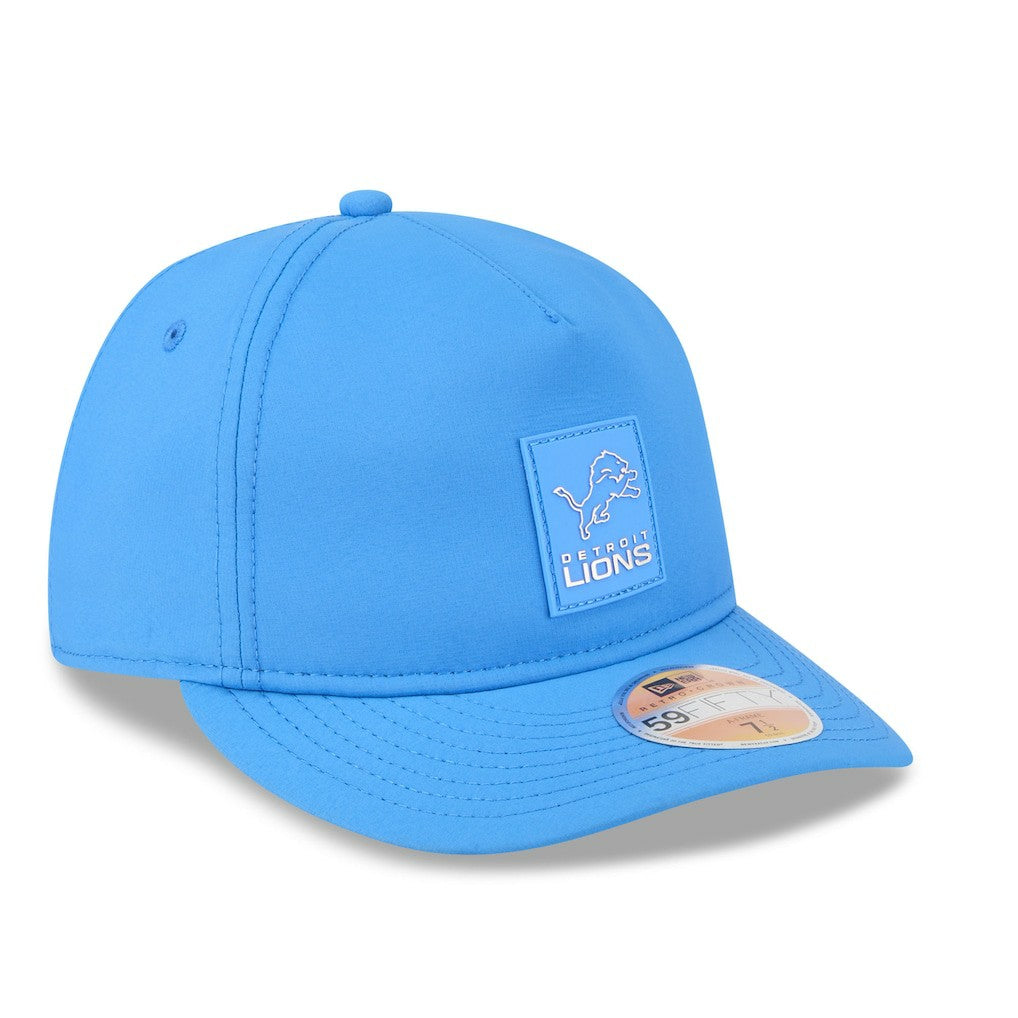 Detroit Lions New Era 2025 Sideline Retro Crown 59FIFTY Fitted Hat Blue - NFL