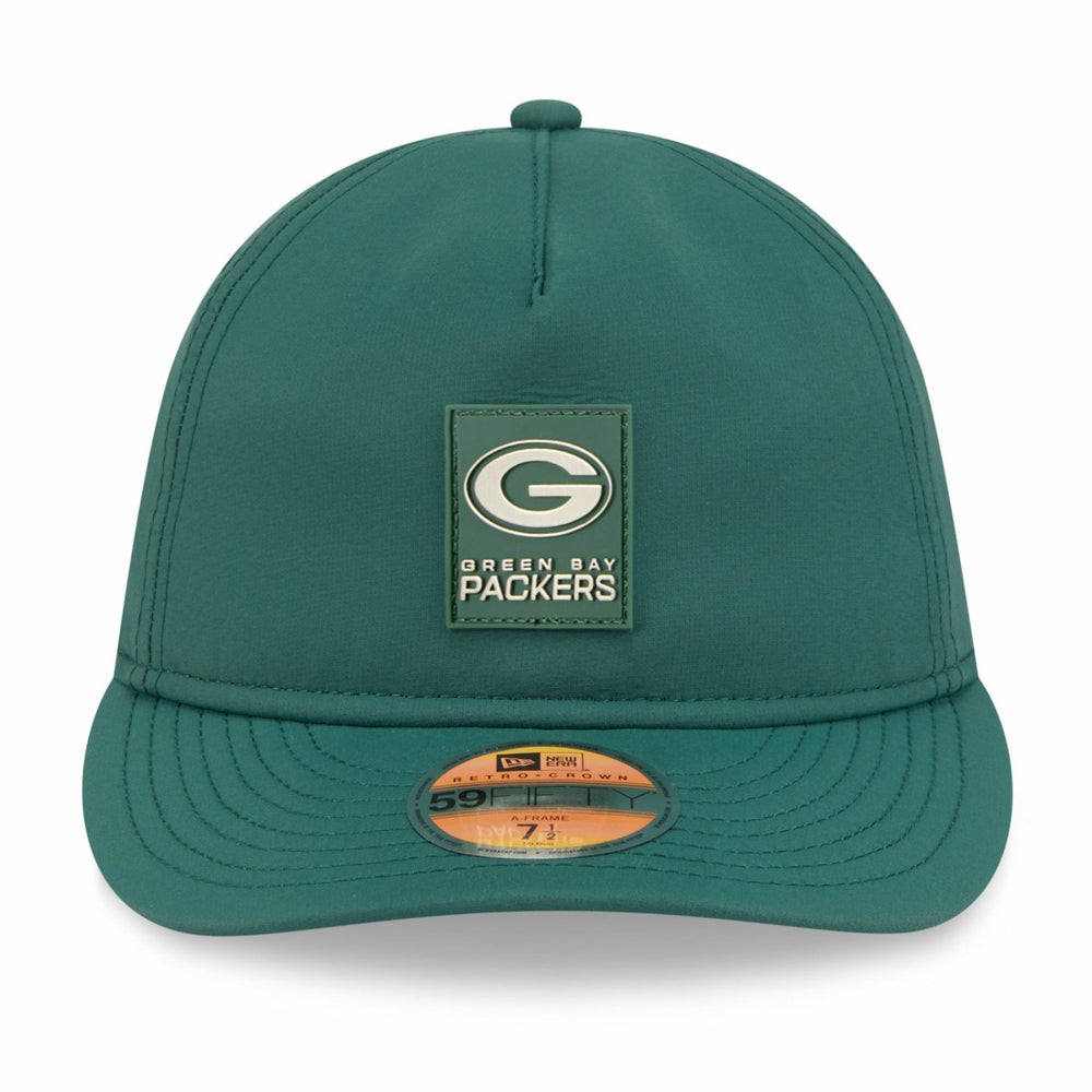 Green Bay Packers New Era 2025 Sideline Retro Crown 59FIFTY Fitted Hat Green - NFL