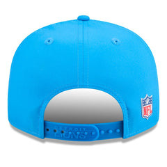 Detroit Lions New Era 2025 Sideline Throwback Split Panel 9FIFTY Snapback Hat Blue - NFL
