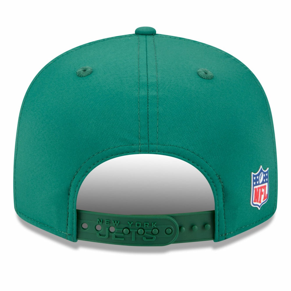 New York Jets New Era 2025 Sideline Split Panel 9FIFTY Snapback Hat Green - NFL