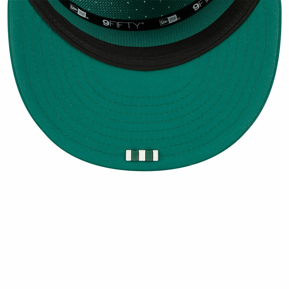 New York Jets New Era 2025 Sideline Split Panel 9FIFTY Snapback Hat Green - NFL