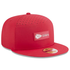 Kansas City Chiefs New Era 2025 Sideline Split Panel 9FIFTY Snapback Hat Red - NFL